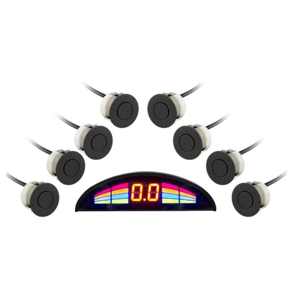 

Парковочный радар GT P Rainbow 8 black