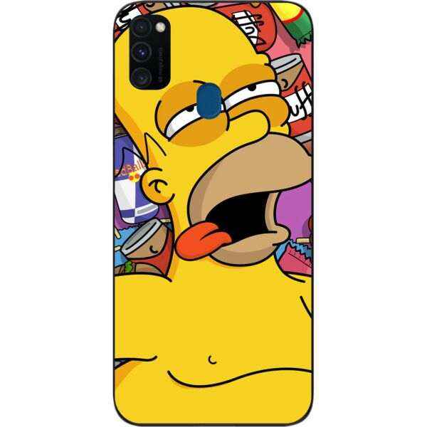 

Силиконовый бампер SMTT для Samsung M30s Galaxy M307F с изображением Гомер