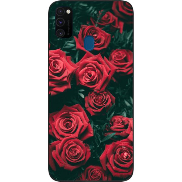 

Силиконовый бампер SMTT для Samsung M30s Galaxy M307F с изображением Розы