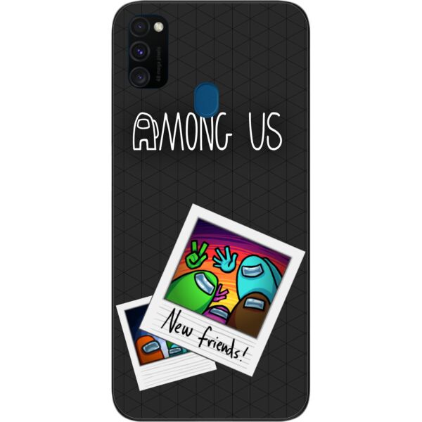 

Силиконовый чехол SMTT для Samsung M21 Galaxy M215F с картинкой Among us Друзья
