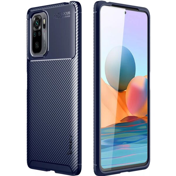 

TPU чехол iPaky Kaisy Series для Xiaomi Redmi Note 10 (Синий) (1131752)