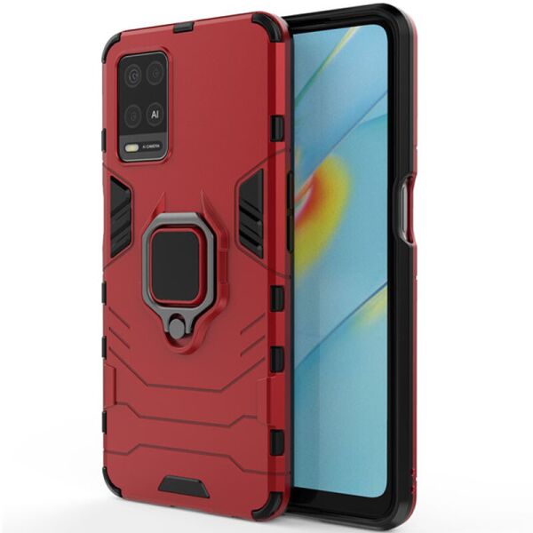 

Ударопрочный чехол Transformer Ring for Magnet для Oppo A54 4G (Красный / Dante Red) (1175004)