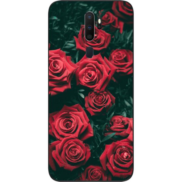 

Силиконовый бампер SMTT для OPPO A5 2020 с изображением Розы