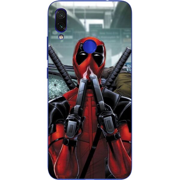 

Силиконовый бампер SMTT с изображением для Xiaomi Redmi Note 7 Дэдпул 3