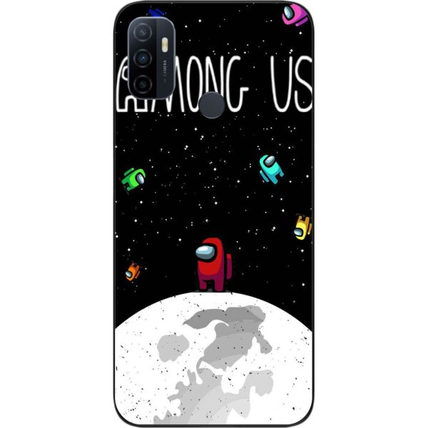 

Силиконовый чехол SMTT для OPPO A53 с картинкой Among us На луне