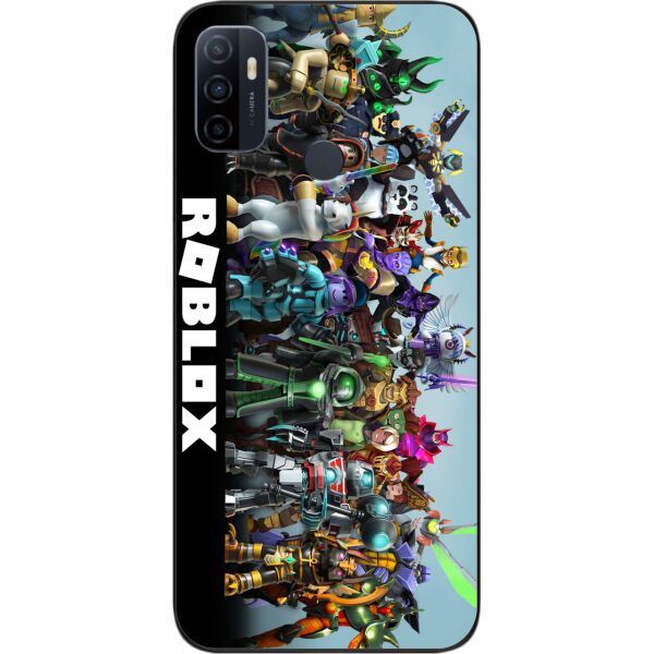 

Силиконовый чехол SMTT для OPPO A53 с картинкой Игры Роблокс герои