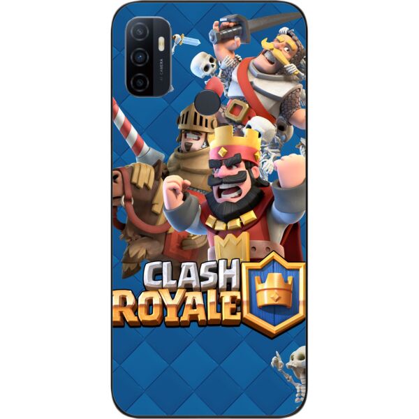 

Силиконовый чехол SMTT для OPPO A53 с картинкой Игры Clash Royale герои