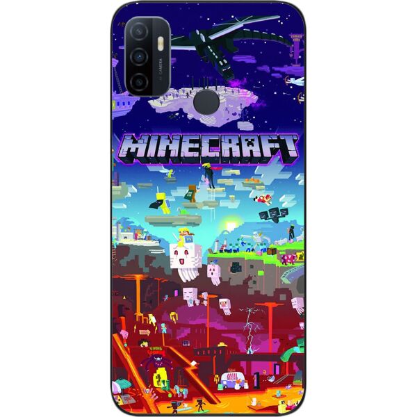 

Силиконовый чехол SMTT для OPPO A53 с картинкой Игры Minecraft