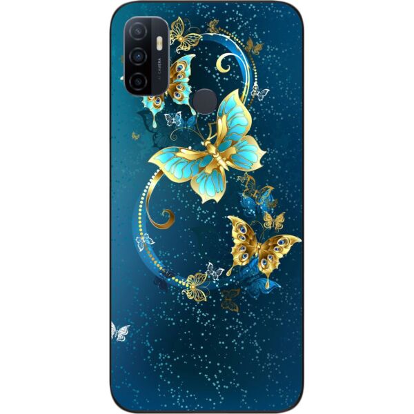 

Чехол силиконовый SMTT для OPPO A53 с картинкой Красивые бабочки