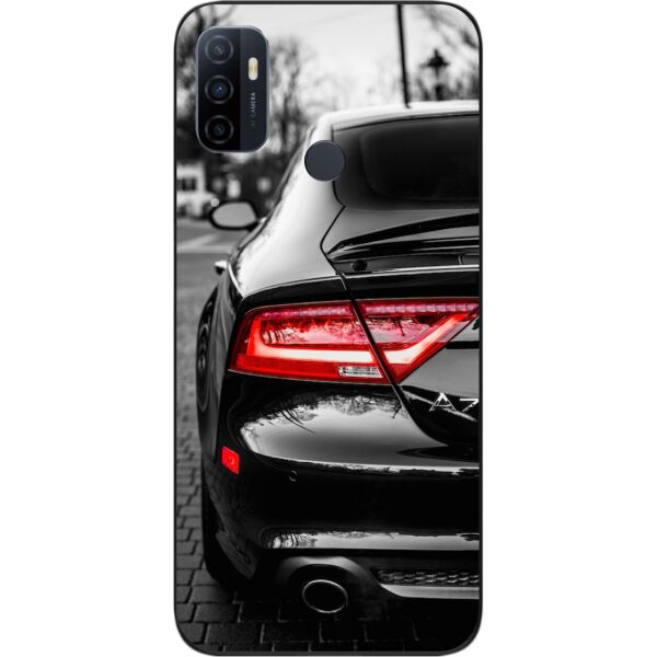 

Бампер силиконовый SMTT для OPPO A53 с рисунком Машина