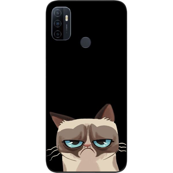 

Чехол силиконовый SMTT для OPPO A53 с картинкой Котяра