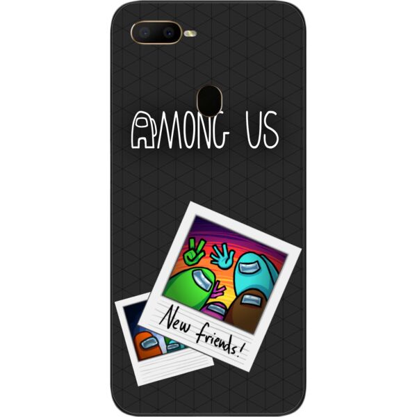 

Силиконовый чехол SMTT для OPPO A12 с картинкой Among us Друзья