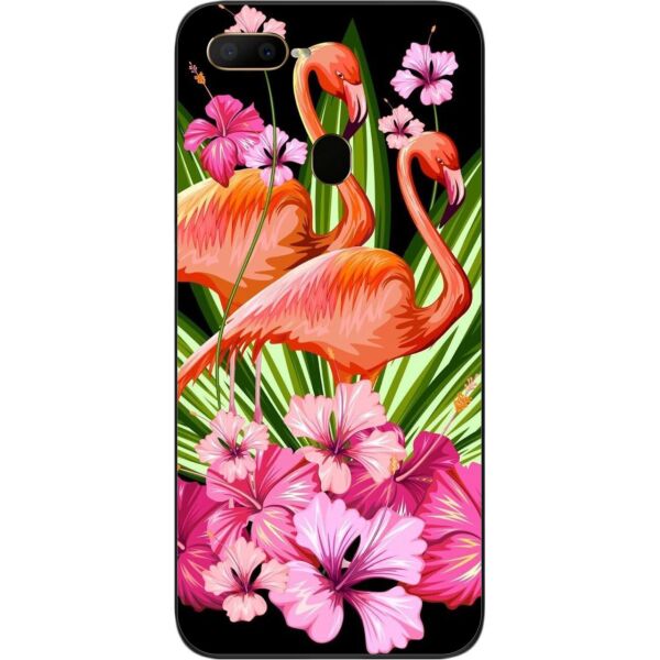 

Чехол силиконовый SMTT для OPPO A12 с картинкой Фламинго