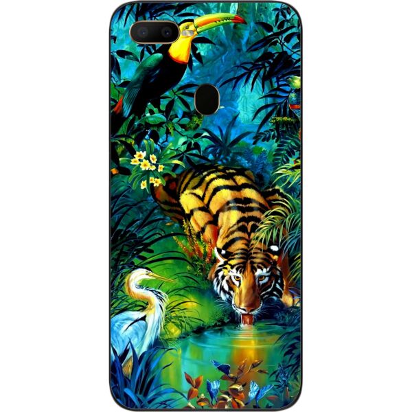 

Бампер силиконовый SMTT для OPPO A12 с рисунком Джунгли