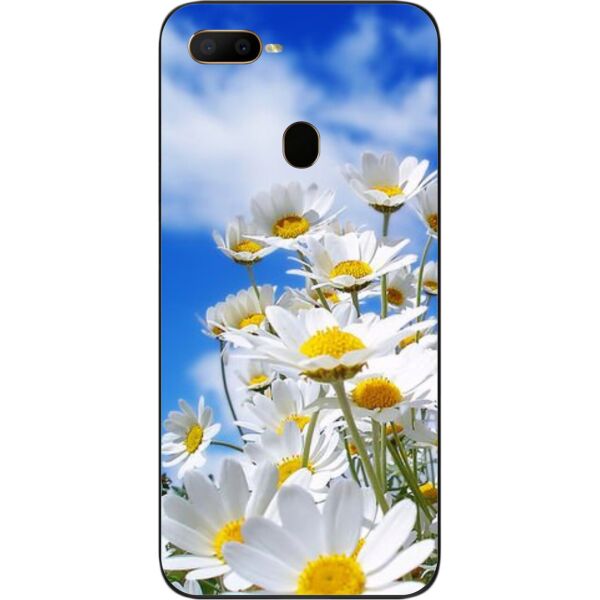 

Бампер силиконовый SMTT для OPPO A12 с рисунком Ромашки