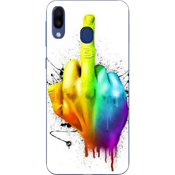 

Чехол силиконовый Casemarket с картинкой для Samsung Galaxy A30 Яркая рука