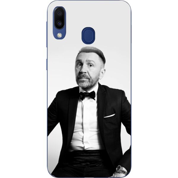 

Бампер силиконовый чехол Casemarket с картинкой для Samsung Galaxy A30 Шнуров