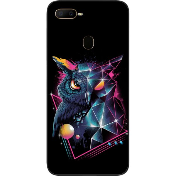 

Чехол силиконовый SMTT для OPPO A12 с картинкой Сова абстракция