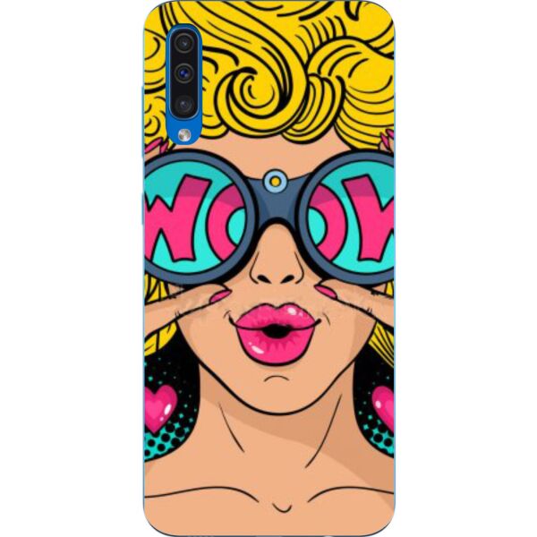 

Чехол силиконовый Casemarket с картинкой для Samsung A50 Galaxy A505 2019 Яркие очки