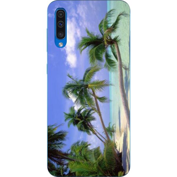 

Чехол силиконовый Casemarket с картинкой для Samsung A50 Galaxy A505 2019 Пальмы
