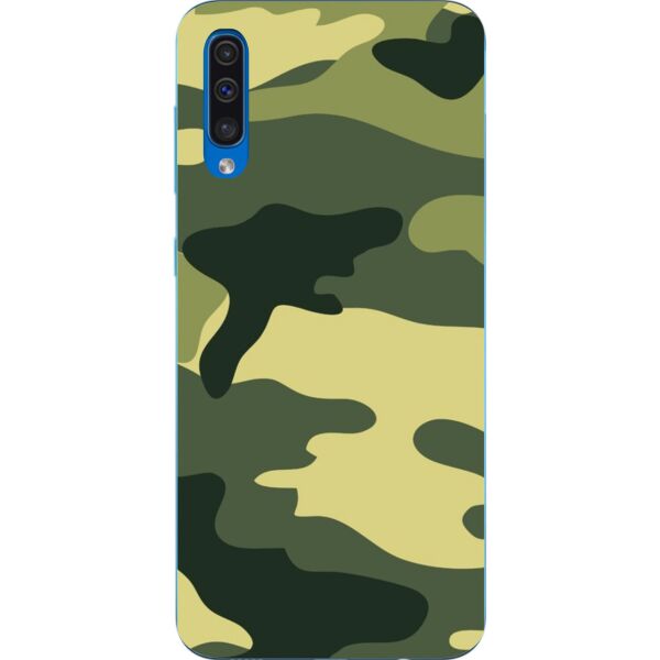 

Бампер силиконовый чехол Casemarket с картинкой для Samsung A50 Galaxy A505 2019 Хаки
