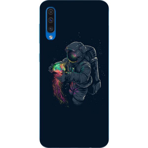 

Бампер силиконовый чехол Casemarket с картинкой для Samsung A50 Galaxy A505 2019 Космос