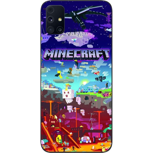 

Силиконовый чехол SMTT для Samsung M31s Galaxy M317F с картинкой Игры Minecraft