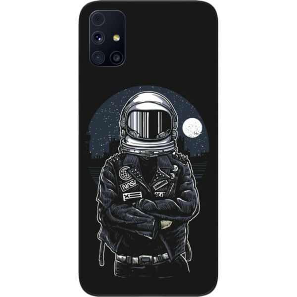

Чехол силиконовый SMTT для Samsung M31s Galaxy M317F с картинкой Космонавт и луна