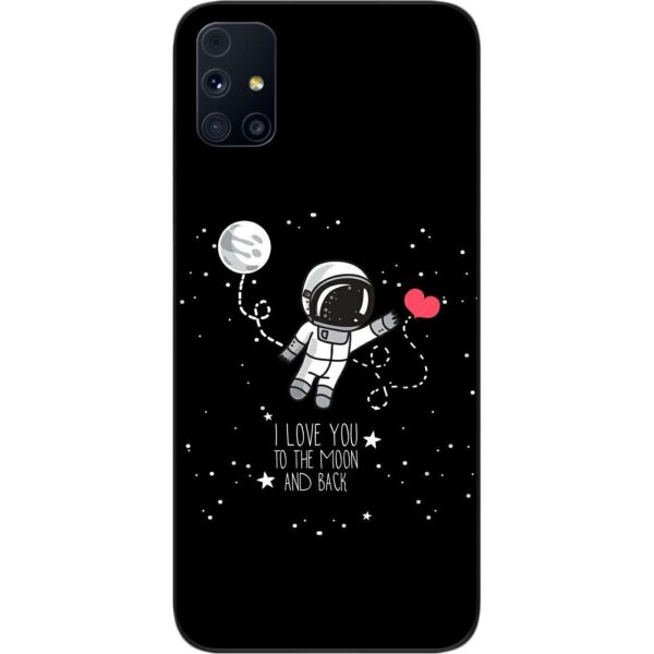 

Чехол силиконовый SMTT для Samsung M31s Galaxy M317F с картинкой Любовь до луны