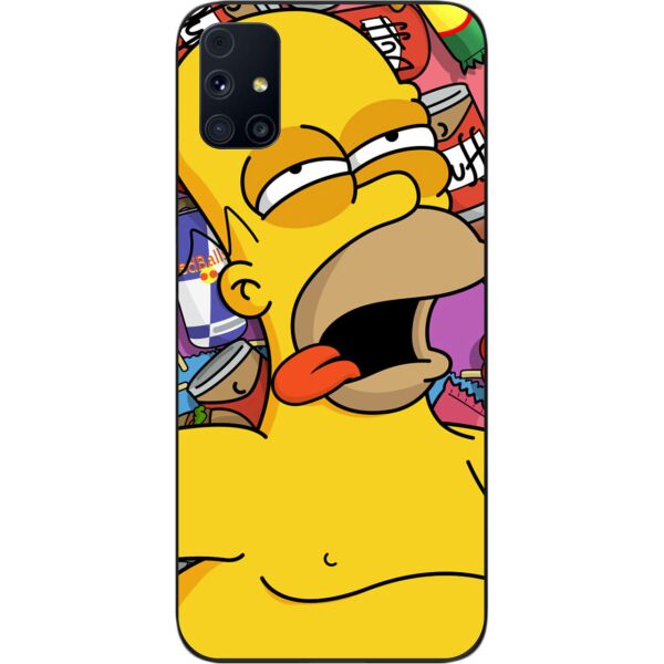 

Силиконовый бампер SMTT для Samsung M31s Galaxy M317F с изображением Гомер