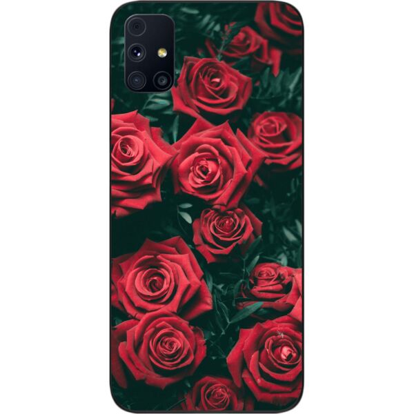 

Силиконовый бампер SMTT для Samsung M31s Galaxy M317F с изображением Розы