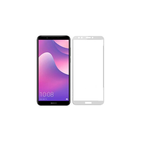 

Захисне скло Glass Full Screen для Huawei Y7 2018 (LDN-LX3) (Білий)