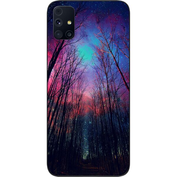 

Силиконовый бампер SMTT для Samsung M31s Galaxy M317F с изображением Космический лес