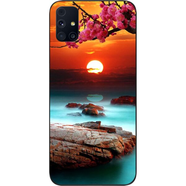 

Оригинальный силиконовый чехол SMTT для Samsung M31s Galaxy M317F с картинкой Красивый закат
