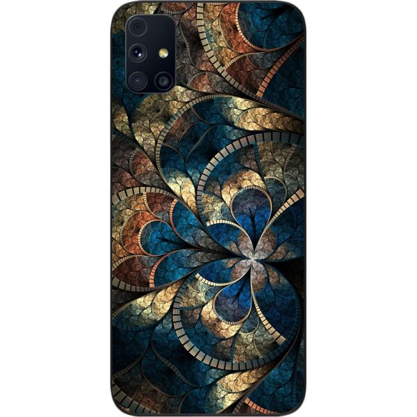 

Оригинальный силиконовый чехол SMTT для Samsung M31s Galaxy M317F с картинкой Узор