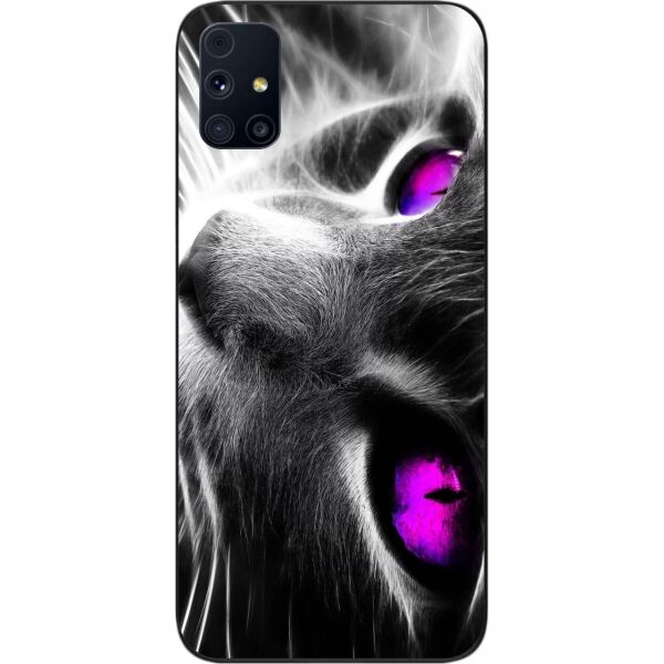 

Оригинальный бампер SMTT для Samsung M31s Galaxy M317F с картинкой Красивый кот