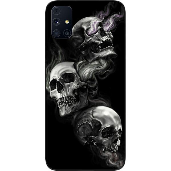 

Чехол силиконовый SMTT для Samsung M31s Galaxy M317F с картинкой Три черепа