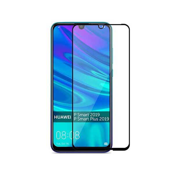 

Захисне скло Glass 6D Full Glue для Huawei P Smart 2019 (POT-LX1) (Чорний)