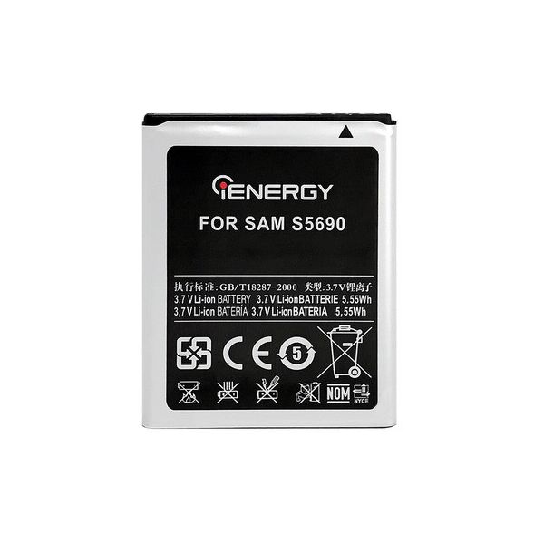 

Акумулятор iEnergy для Samsung S5690/S8600