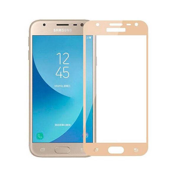 

Захисне скло Glass 5D Premium для Samsung J330 Galaxy J3 2017 (Золотий)
