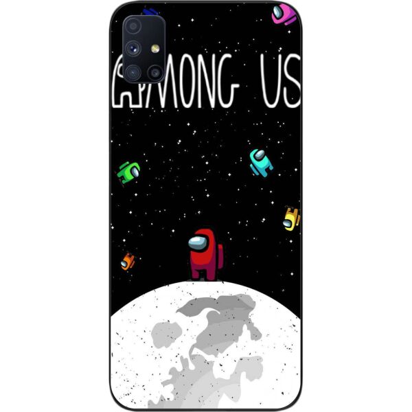 

Силиконовый чехол SMTT для Samsung M51 Galaxy M515F с картинкой Among us На луне