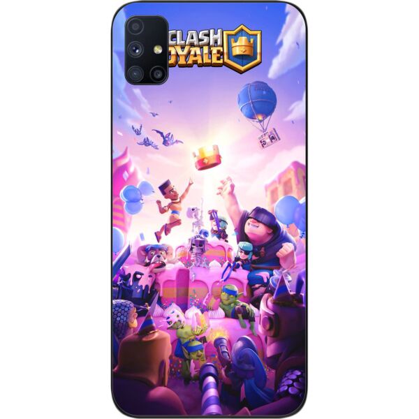 

Силиконовый чехол SMTT для Samsung M51 Galaxy M515F с картинкой Игры Клеш Рояль
