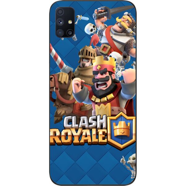 

Силиконовый чехол SMTT для Samsung M51 Galaxy M515F с картинкой Игры Clash Royale герои