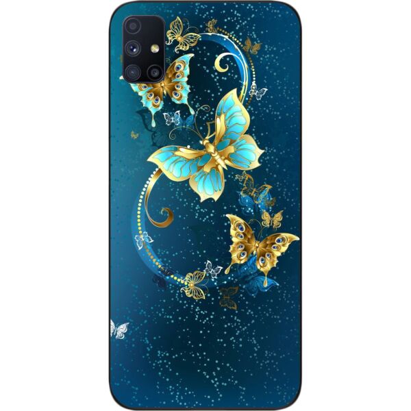 

Чехол силиконовый SMTT для Samsung M51 Galaxy M515F с картинкой Красивые бабочки
