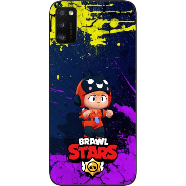 

Силиконовый чехол SMTT для Samsung A41 Galaxy A415F с картинкой Бравл Старс герой Беа