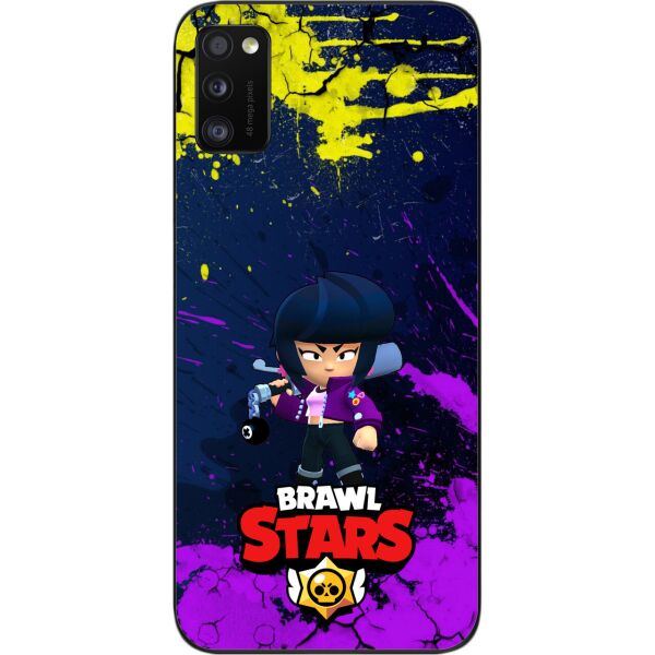 

Силиконовый чехол SMTT для Samsung A41 Galaxy A415F с картинкой Бравл Старс герой Биби