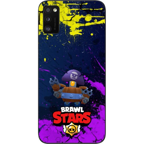 

Силиконовый чехол SMTT для Samsung A41 Galaxy A415F с картинкой Бравл Старс герой Деррил