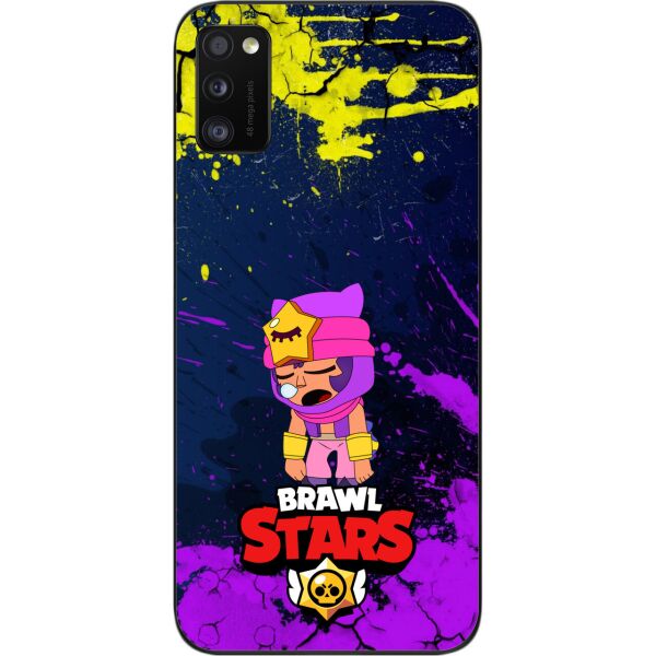 

Силиконовый чехол SMTT для Samsung A41 Galaxy A415F с картинкой Бравл Старс герой Сэнди
