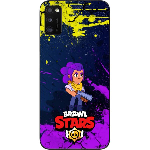 

Силиконовый чехол SMTT для Samsung A41 Galaxy A415F с картинкой Бравл Старс герой Шелли