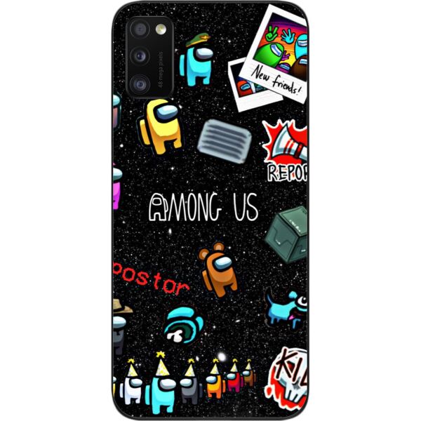 

Силиконовый чехол SMTT для Samsung A41 Galaxy A415F с картинкой Among us Найди меня